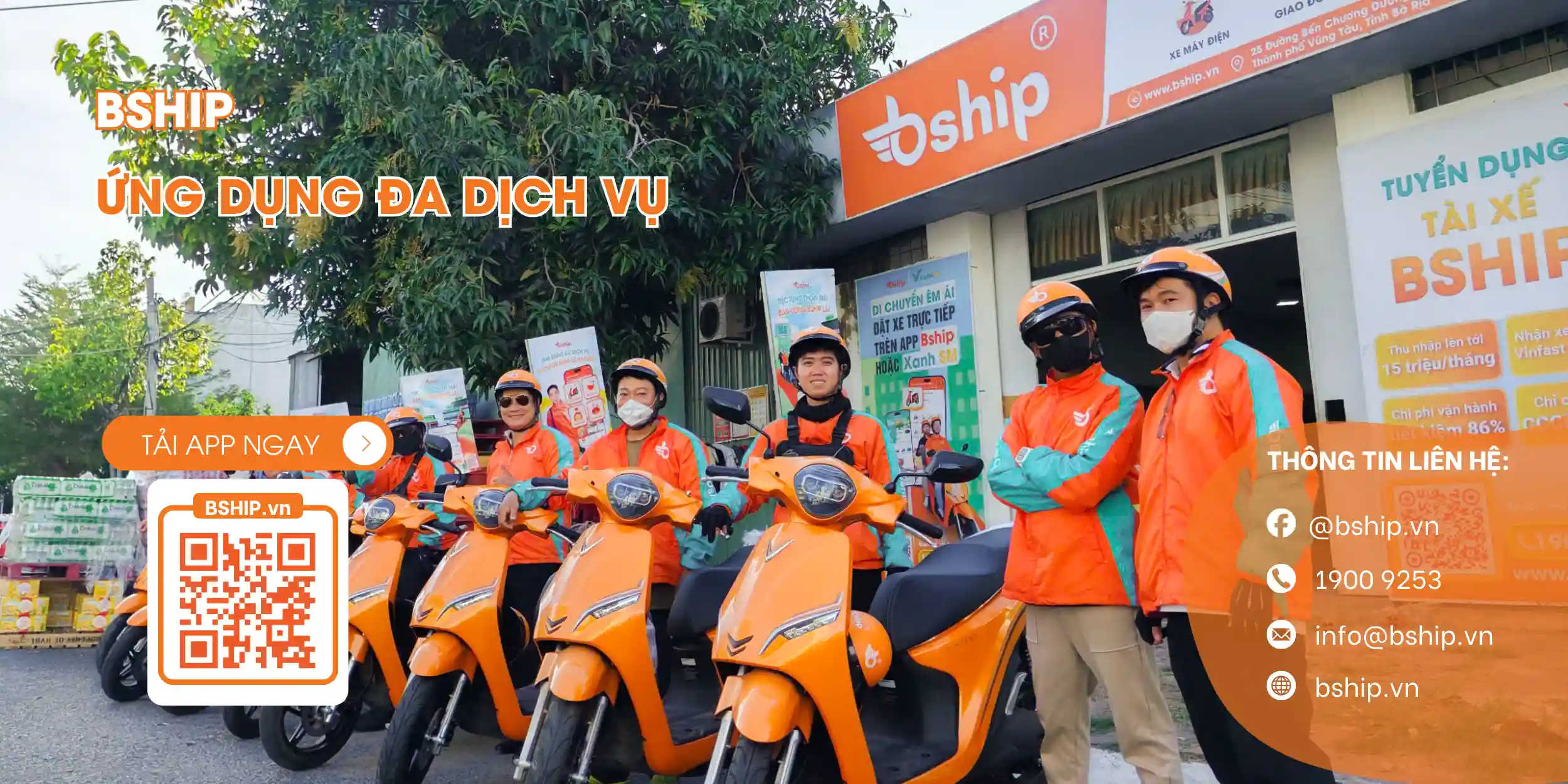Hình ảnh tài xế Bship tại miền Tây 