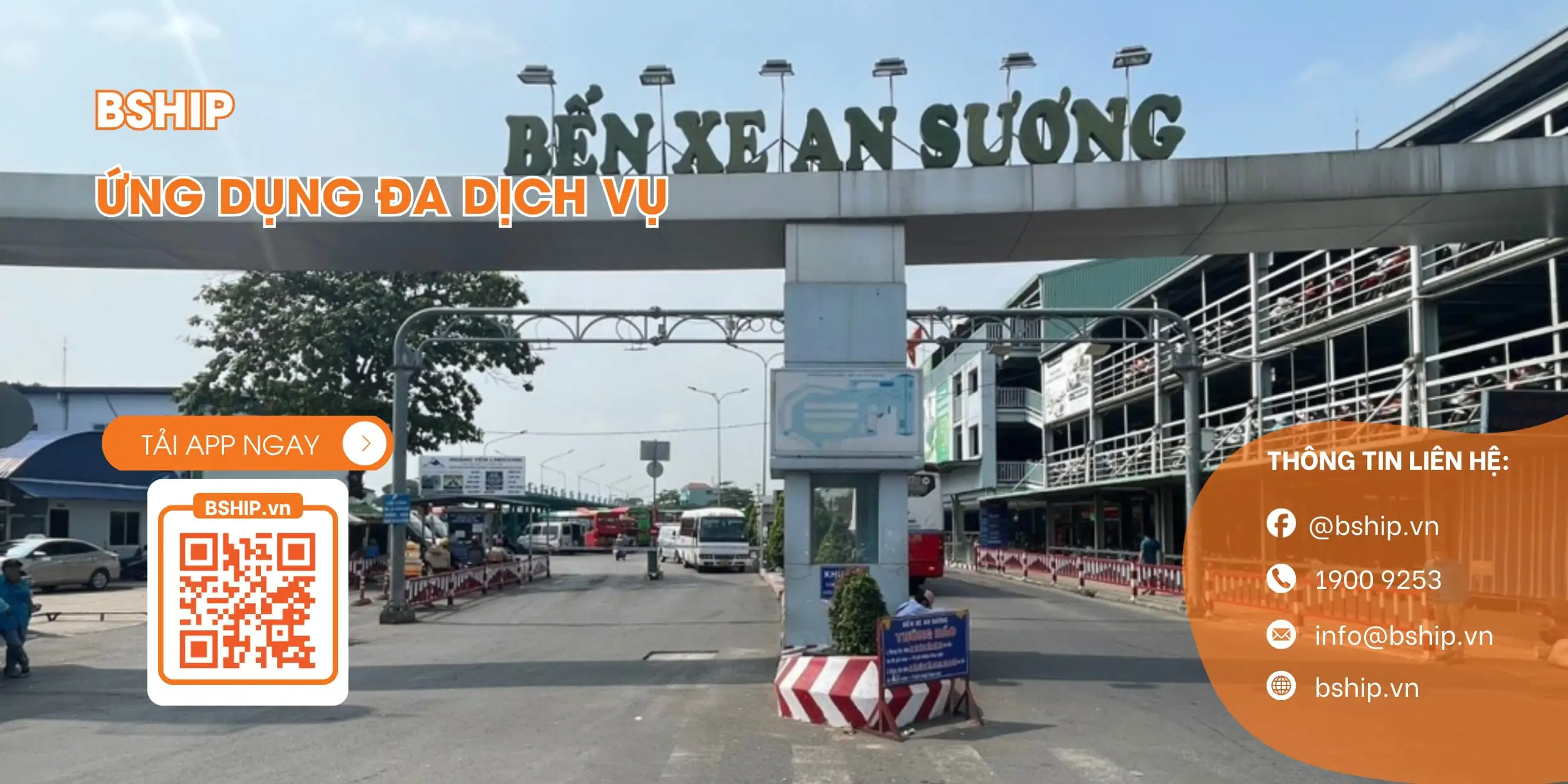 Cổng bến xe An Sương
