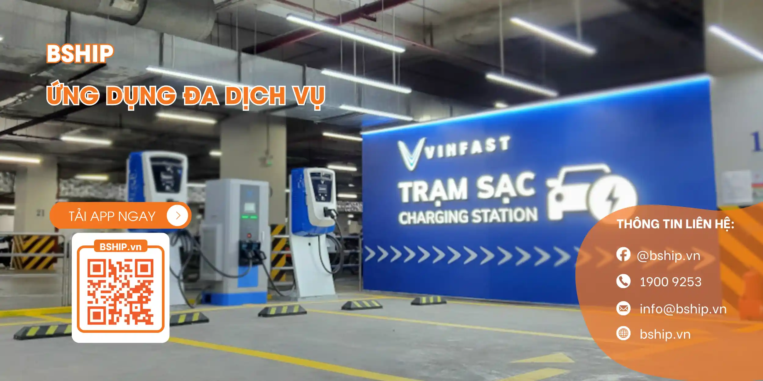 Hình ảnh trạm sạc xe điện Vinfast (Nguồn: Internet) 