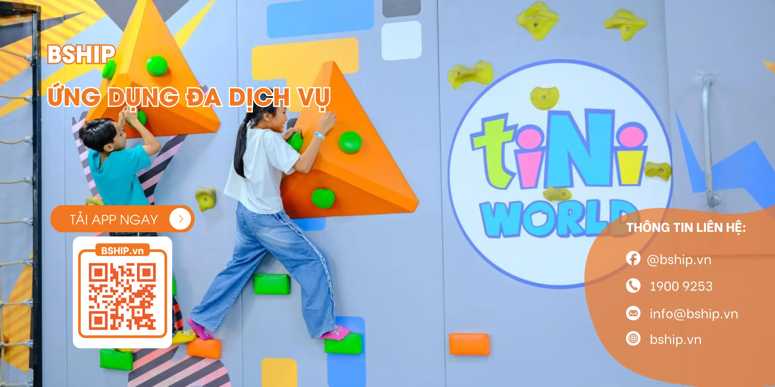 TiniWorld - Khu vui chơi trẻ em đa dạng và sáng tạo