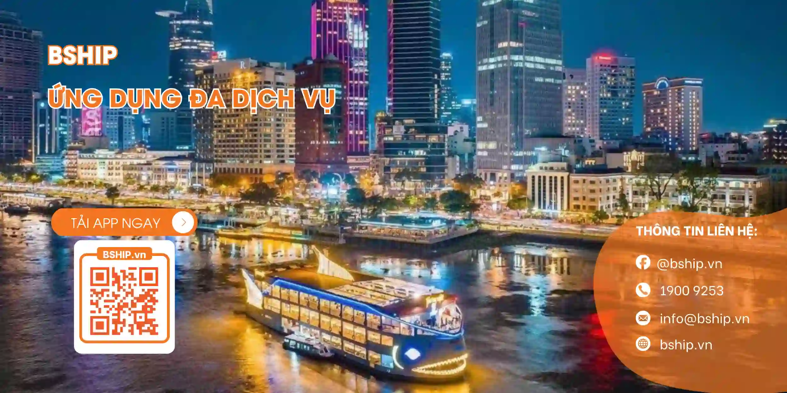 Bến Bạch Đằng về đêm