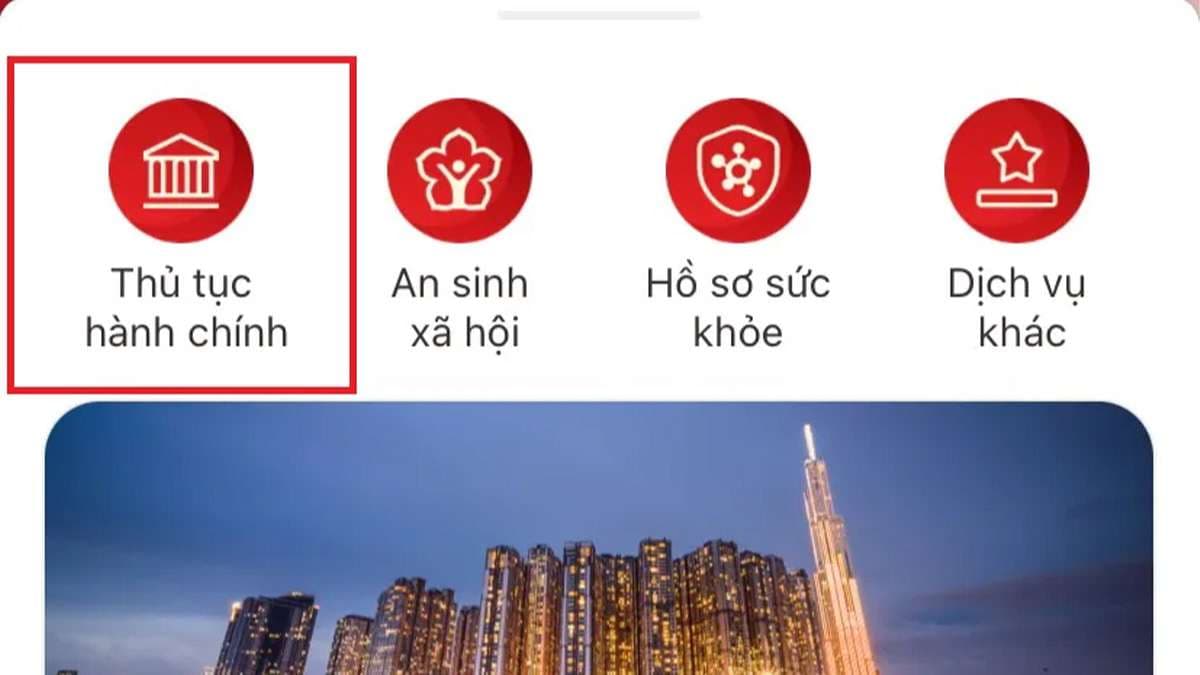 Vào App VNeID đăng ký tạm trú online