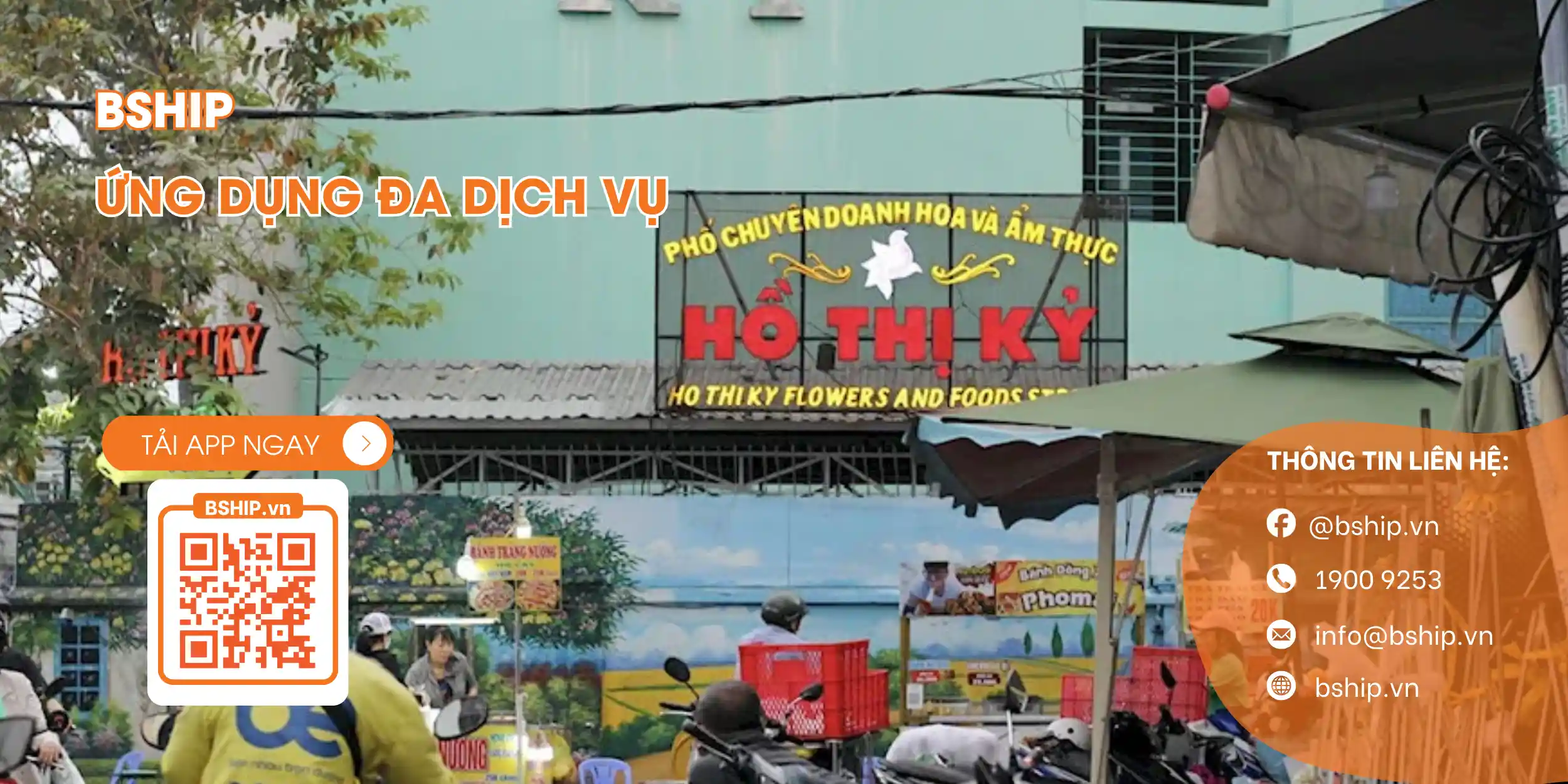 Chợ Hoa Hồ Thị Kỷ Cổng ra vào