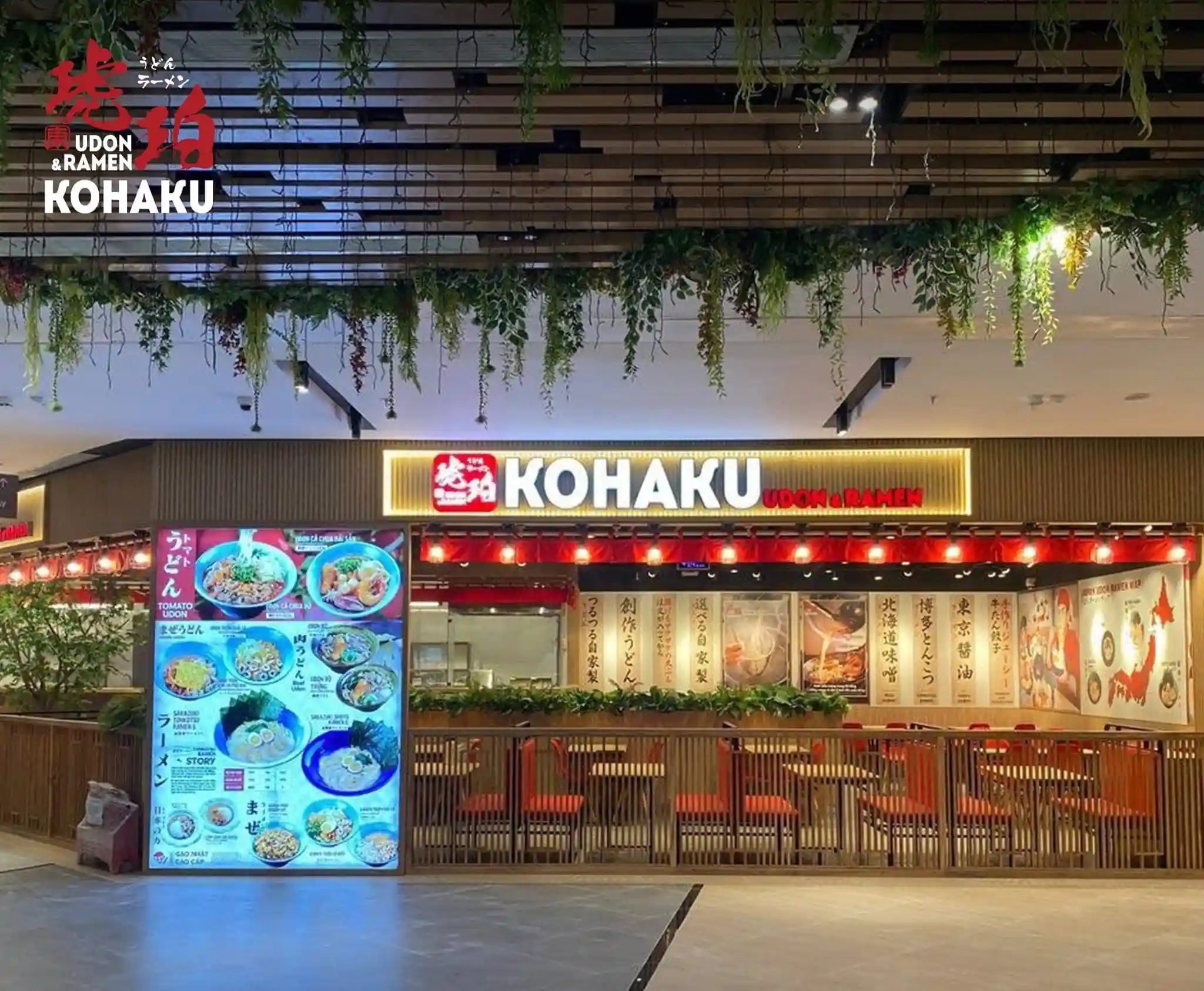 Kohaku Udon & Ramen với nhiều chi nhánh