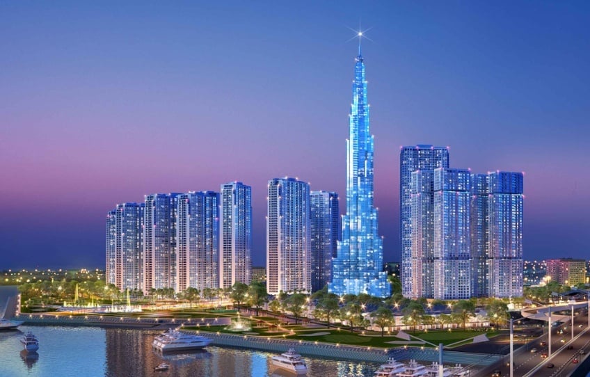Landmark 81 về đêm
