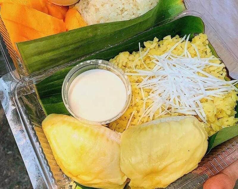 Xôi sầu riêng món ăn gây nghiện