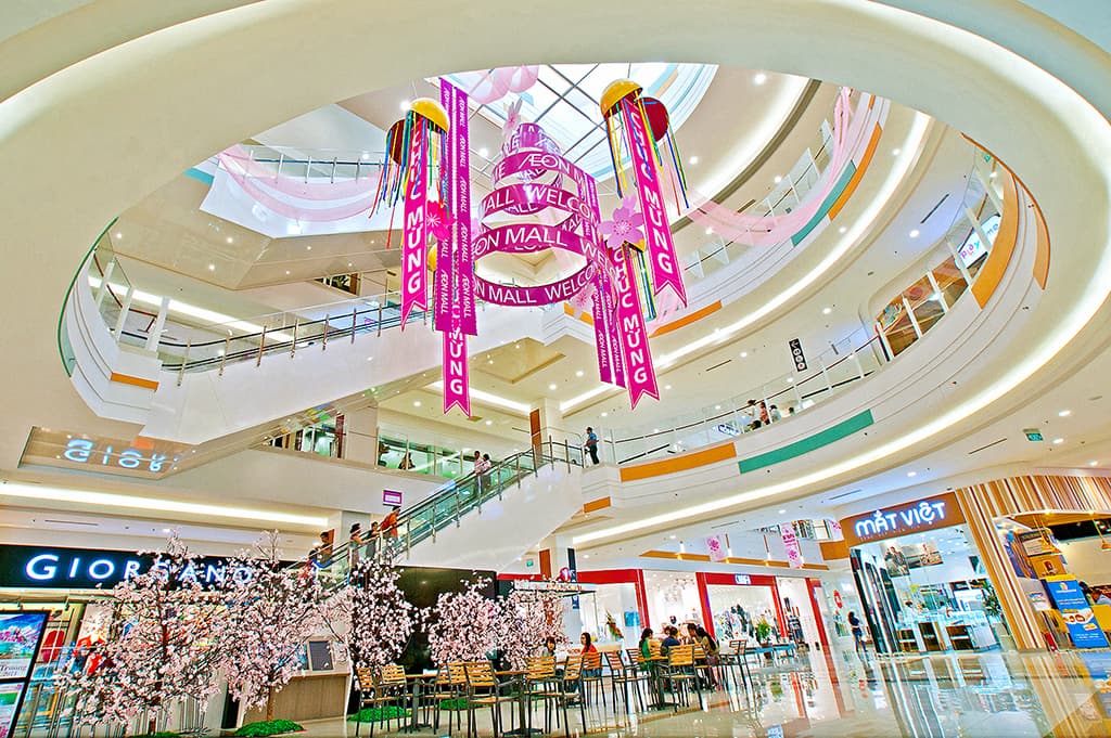 Khu vực Aeon Mall Bình Dương Canary
