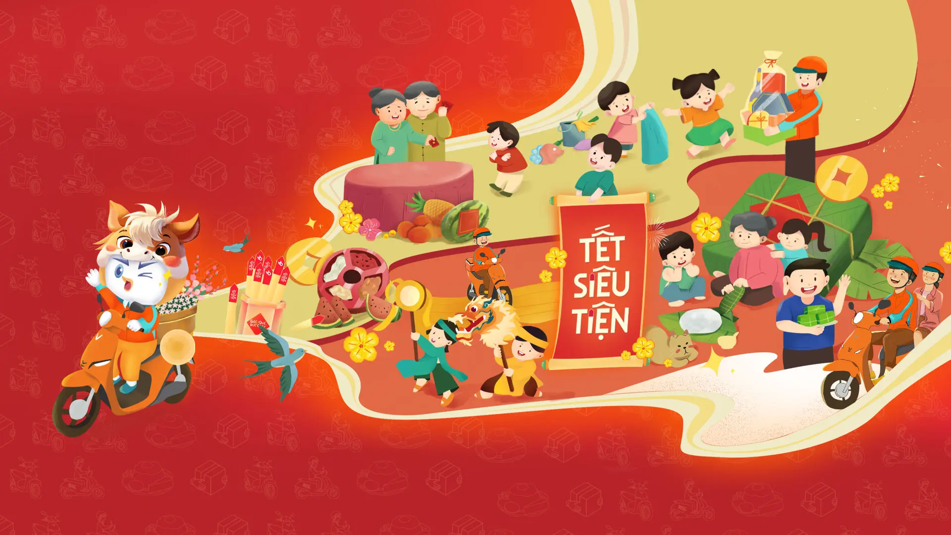 tết siêu tiện mở Bship là xong