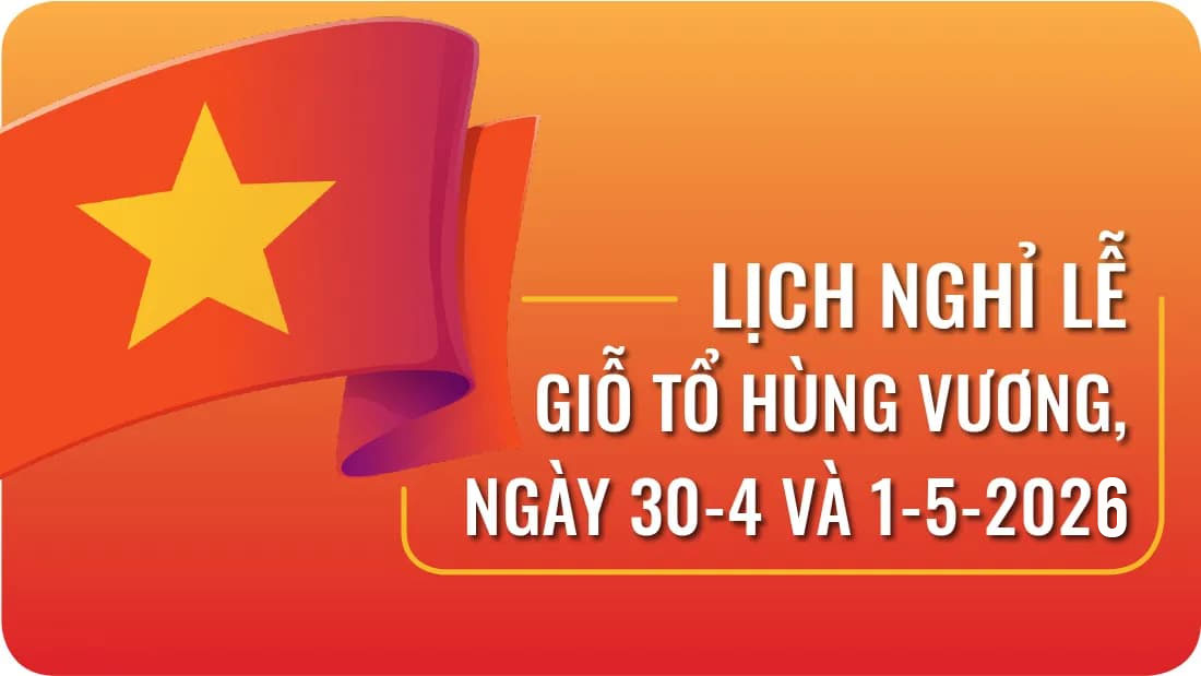 lịch nghỉ lễ giỗ tổ Hùng Vương