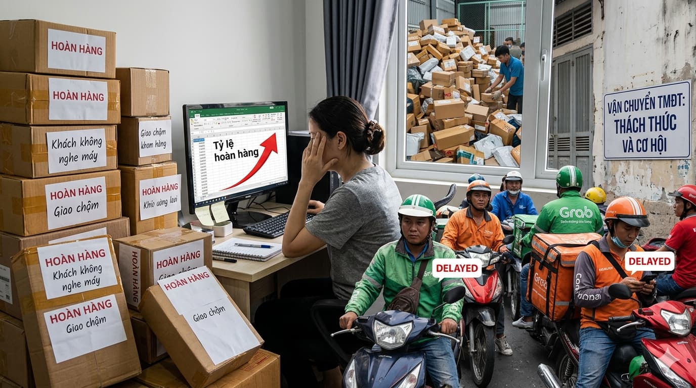 Thực trạng dịch vụ vận chuyển giao hàng cho shop online hiện nay