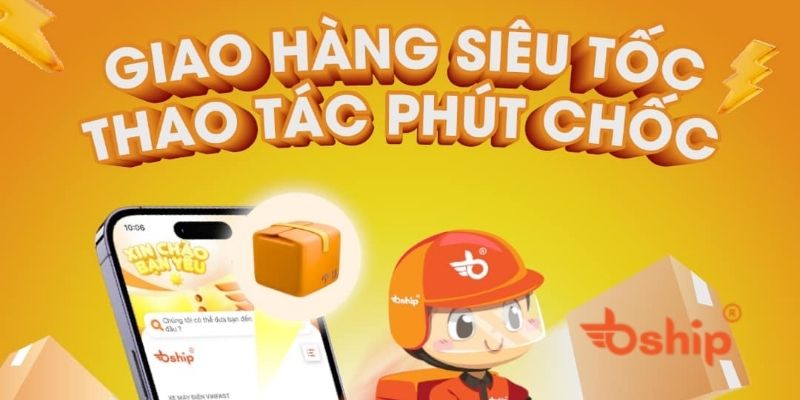 Chỉ cần vài bước để sử dụng dịch vụ giao nhanh
