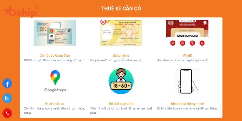 Thủ tục để đăng ký thuê xe nhanh gọn