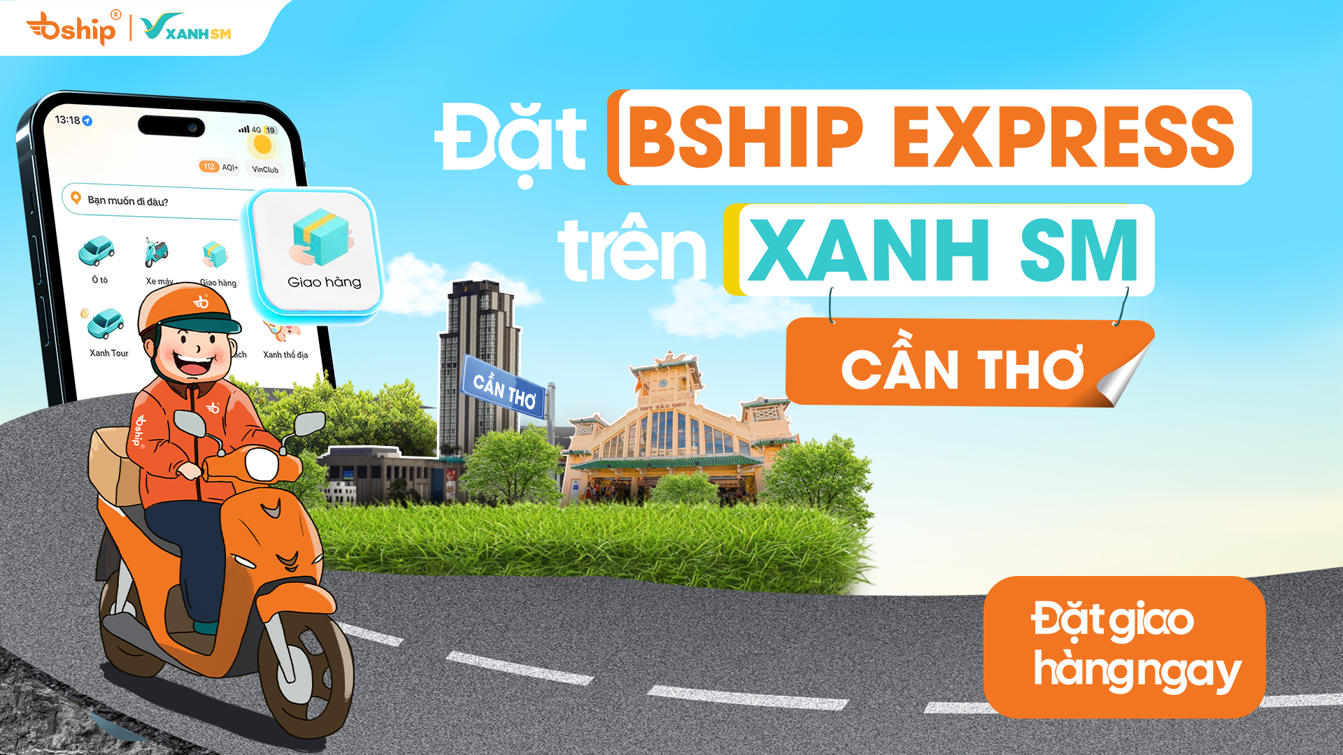 Bship Express Đã Chính Thức Có Mặt Trên App Xanh SM