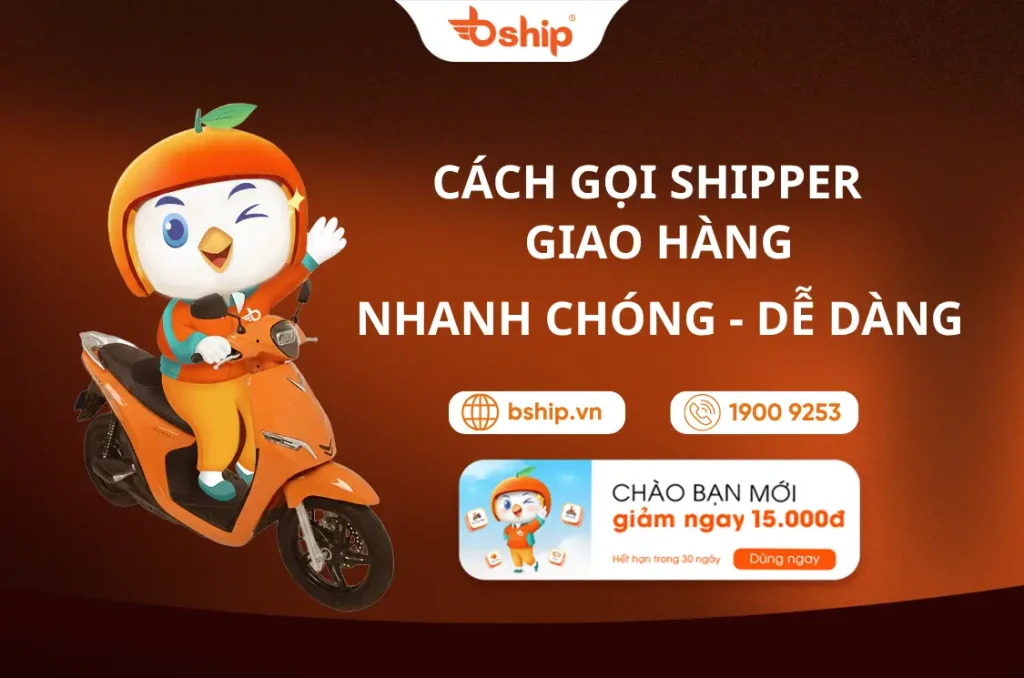 Cách gọi shipper giao hàng nhanh chóng, dễ dàng